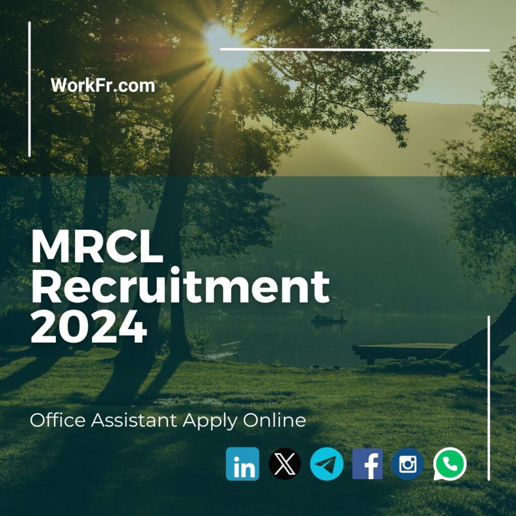 MRCL Recruitment 2024