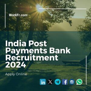 India Post Payments Bank Recruitment 2024, Apply Online